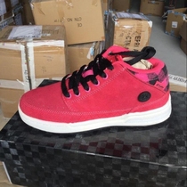 Guancang clearance LOTTO Letu women cow anti fur high-top fashion sneakers ELFF020-3