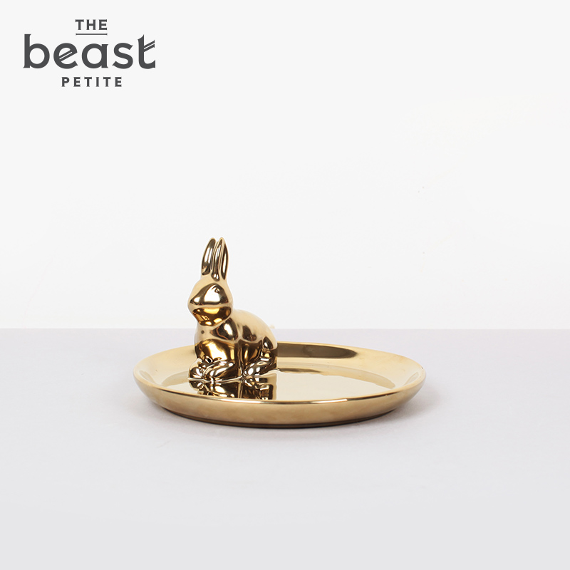 THE BEAST/野兽派 金色动物首饰盘  戒指盘 创意设计收纳盒托盘产品展示图2