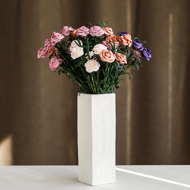 Nan sheng I and contracted white household act the role ofing is tasted simulation dried flowers, artificial flowers, ceramic vases, flower implement mesa furnishing articles