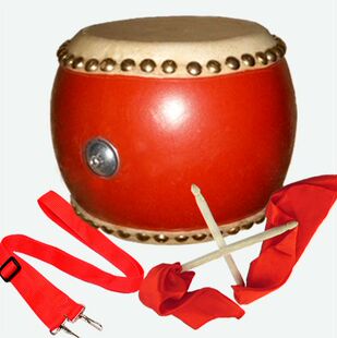 背带 包邮3寸胶木寸鼓小腰鼓 儿童演出鼓幼儿园用鼓 小堂鼓 送背带