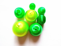 DIy Hand Embroidered Ball Palace Light Christmas Decorations End Afternoon Zongzi Ornament Material Mercerized Ball Silk Polo Silk Ball