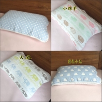 Explosive type A cotton gauze pillow towel cotton 6-layer gauze thickened pillow towel single pillow towel 48*74 non-fluorescent