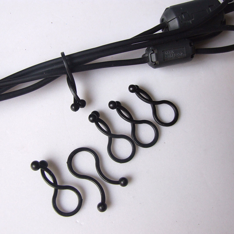 米木 可重复使用电线捆线器 几根数据线捆扎在一起 大小可选