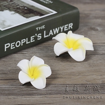 South Korea Flower Hairpin Headdress Plumeria Blossom Edge with Seaside Beach Holiday Head Flower Holiday Beach Flower Hair Accessories
