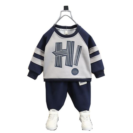 Children's clothing, children's casual sports, HI letter color block set 2024 new autumn men's and girls' letter sweatshirts
Children's clothing, children's casual sports, HI letter color block set 2024 new autumn men's and girls' letter sweatshirts