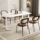 New Nordic Rock Slab Island Dining Table 현대 간단한 작은 아파트 식당 식당 가정에서 반 유원 New Nordic Rock Slab Island Dining Table 현대 간단한 작은 아파트 식당 식당 가정에서 반 유원