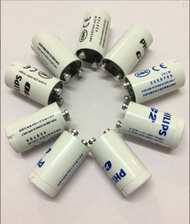 灯管镇流器启辉器接线