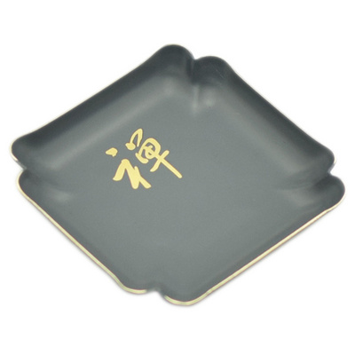 Ceramic story's brass cup pad insulation as antiskid cup Chinese zen kung fu tea accessories with zero