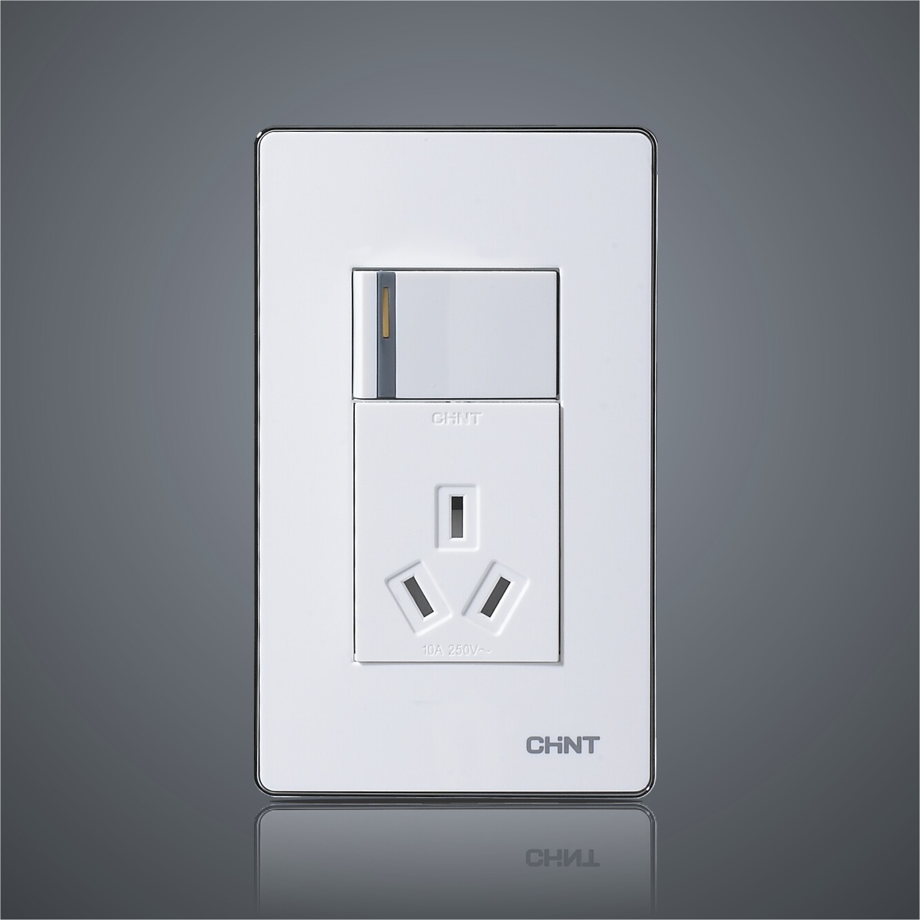 正泰开关插座 120型120*60面板 new9e 一开双控 16a三孔空调插座