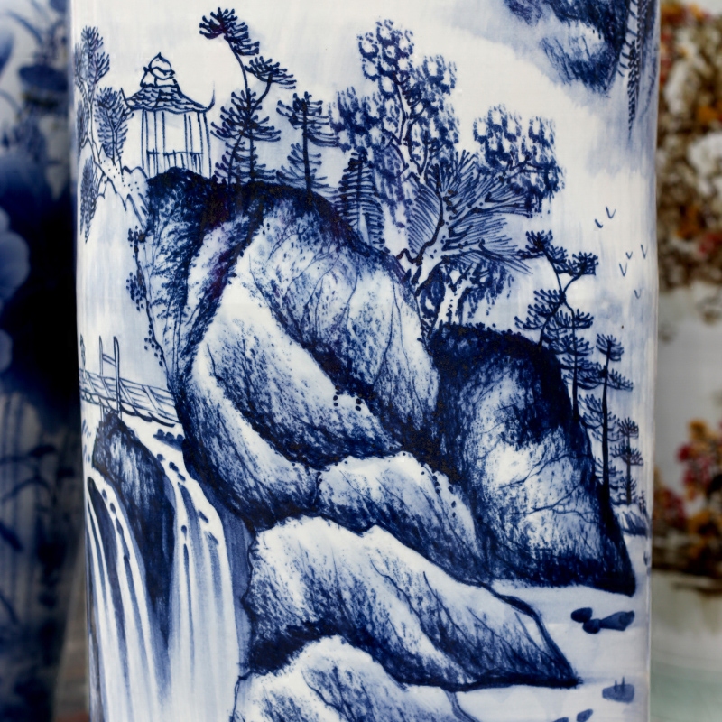 Jingdezhen ceramics hand - made has a long history of large vase home sitting room hotel large - sized quiver furnishing articles