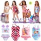 Spot American Disney Disney ເດັກຍິງທີ່ແທ້ຈິງ Frozen Elsa Mermaid Rapunzel Swimsuit