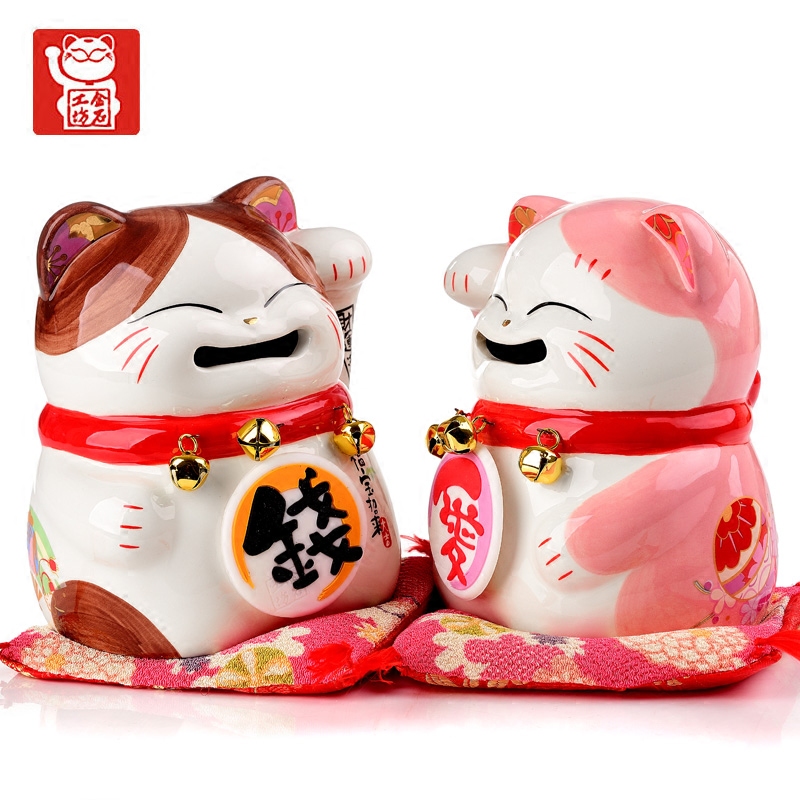 Stone plutus cat picking birthday Christmas character gifts ceramic creative furnishing articles of girlfriends boys and girls