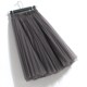 Mesh skirt gauze skirt ແມ່ຍິງພາກຮຽນ spring ແລະ summer ກາງ-length pleated puffy skirt 2024 new skirt A-line skirt