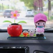 Nước hoa xe hơi đồ trang trí xe lắc đầu sun flower an toàn an toàn dễ thương trang trí phụ kiện xe hơi sáng tạo nguồn cung cấp xe
