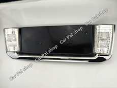 Рамка для номера 03-07款雷克萨斯lx470后排照板 凌志lx470后牌照托架电镀饰条带灯 Car