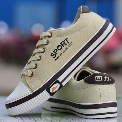 2018回力男冬季帆布鞋低帮系带休闲鞋 商品反馈