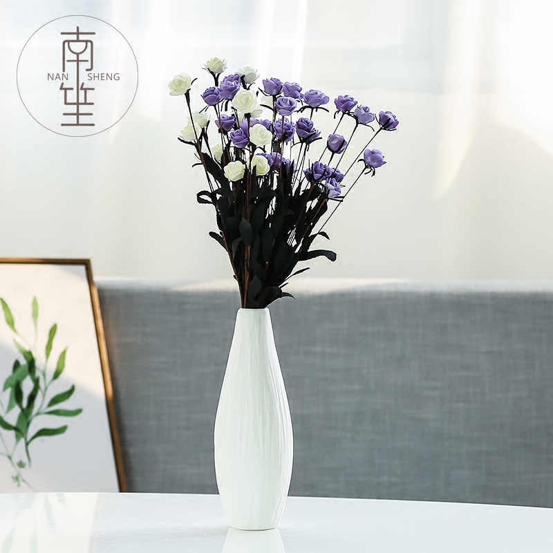 Nan sheng European I and contracted ceramic vase simulation flowers, dried flowers sitting room place small and pure and fresh flower arranging ornament