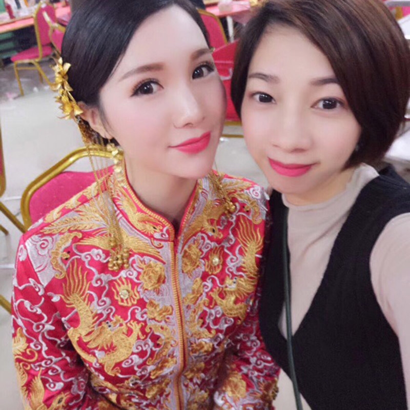 2019 new bridal costume, bridal headdress, chinese wedding hair show, hefu, phoenix crown, xiapu cheongsam accessories