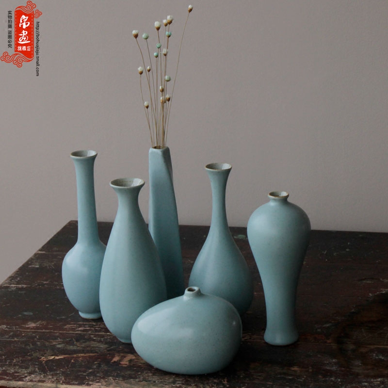 Creative flower implement furnishing articles zen dry flower vases, tea table dry flower flower arranging flowers is a Japanese ceramic home decorations