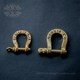 American retro brass copper-nickel alloy horseshoe buckle keychain car key pendant personalized motorcycle motorcycle accessories American retro brass copper-nickel alloy horseshoe buckle keychain car key pendant personalized motorcycle motorcycle accessories