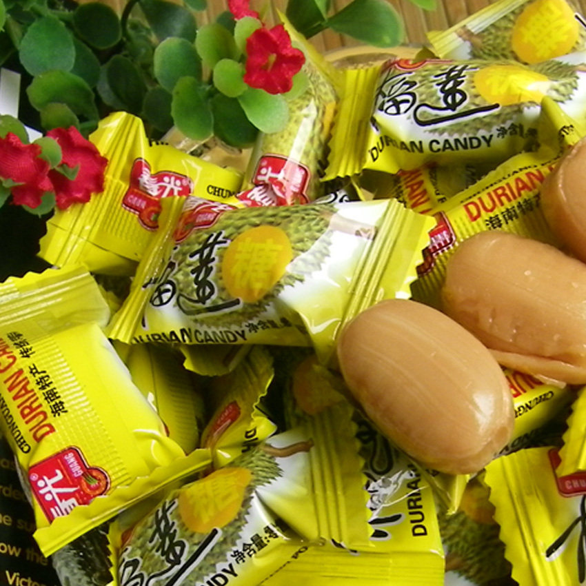 海南特产 春光食品 榴莲糖500g 正宗特浓榴莲硬
