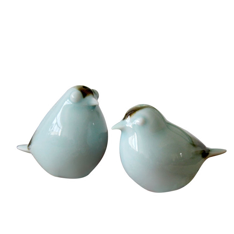 Jingdezhen ceramic furnishing articles bird creative household soft outfit antique between example of new Chinese style porch decoration decoration