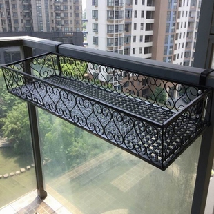 【特价】垂挂式栏杆花架阳台栅栏挂墙壁多层室内防护栏盆栽绿萝吊兰露