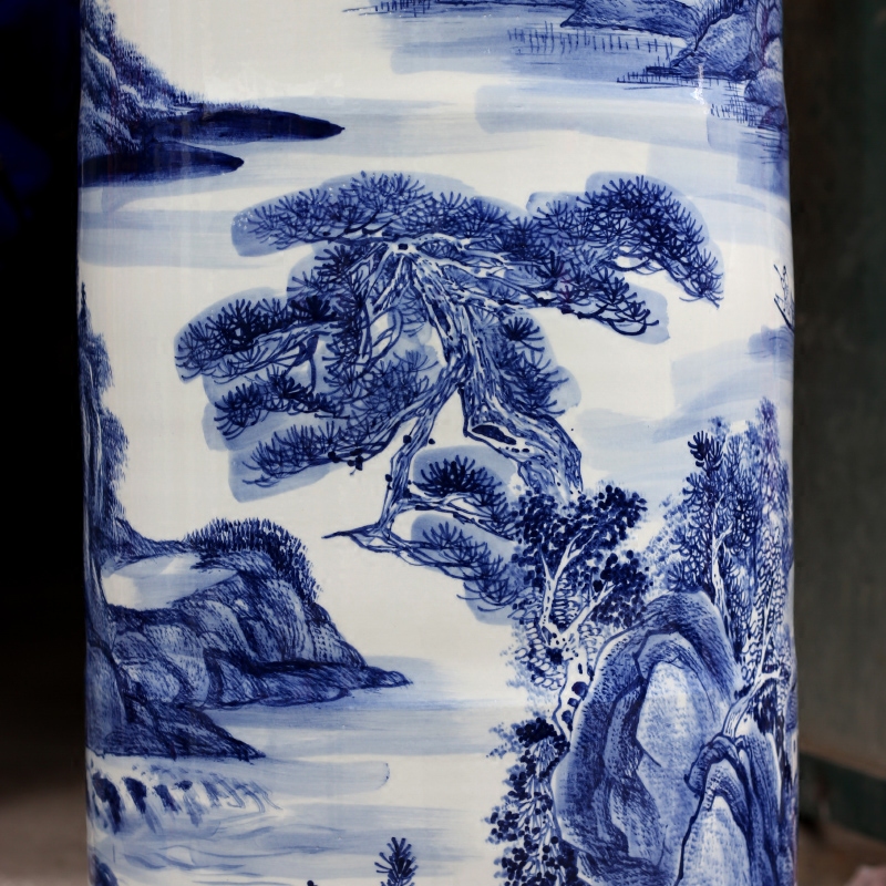 Hand - made splendid sunvo landing quiver of jingdezhen ceramic vase furnishing articles furnishing articles hotel shops hall act the role ofing is tasted