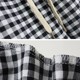 Mi Xiang Plaid Shorts Women's Summer Elastic Waist Home Pajamas Casual Size Sports Fat mm Versatile Hot Pants