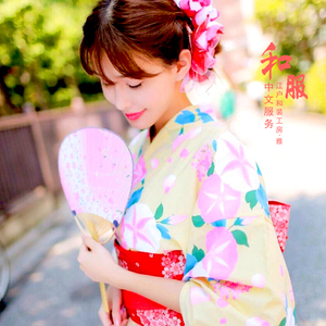 日本文化东京和服体验预约奈良日式浴衣出租和