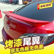 Dành riêng cho Mazda 6 Rui cánh đuôi cánh ngựa 3 sao sửa đổi coupe cánh cố định cánh dày punch-miễn phí vành đai sơn cánh gió xe hơi Sopida trên