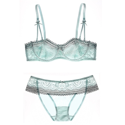 黄鹤楼生活网 内衣配饰 法国新款包邮女士夏季性感镂空透明蕾丝文胸