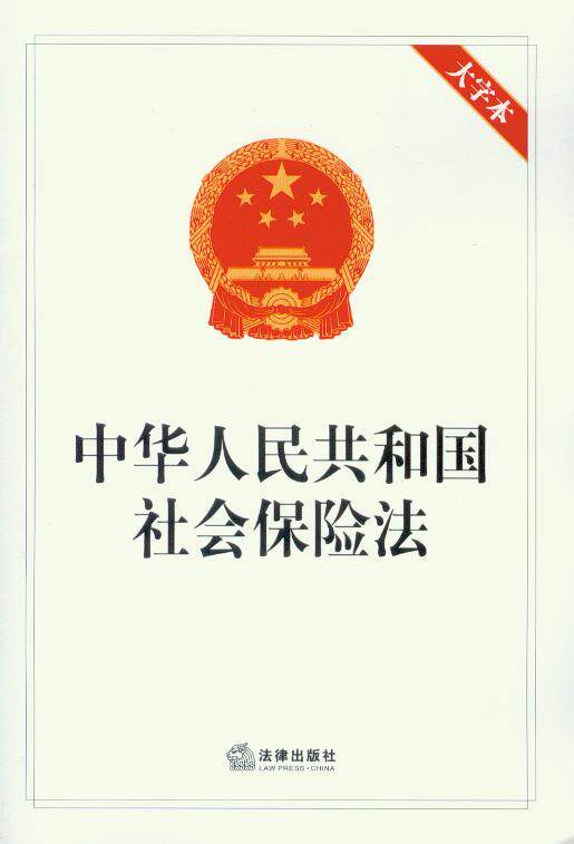 中华人民共和国社会保险法(大字本) 书籍