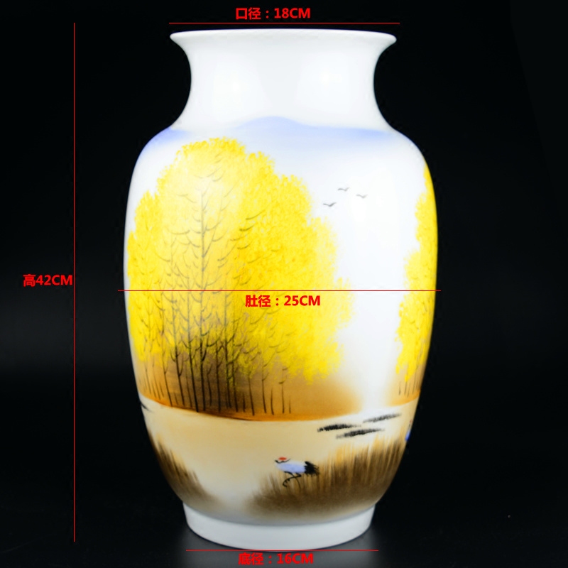 Cixin qiu - yun, jingdezhen ceramics celebrity hand - made powder enamel vase boutique sitting room home rich ancient frame adornment furnishing articles