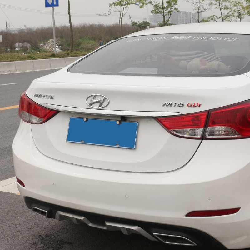 北京现代朗动改装车标朗动专用字母韩国标尾标装饰后备箱尾车贴