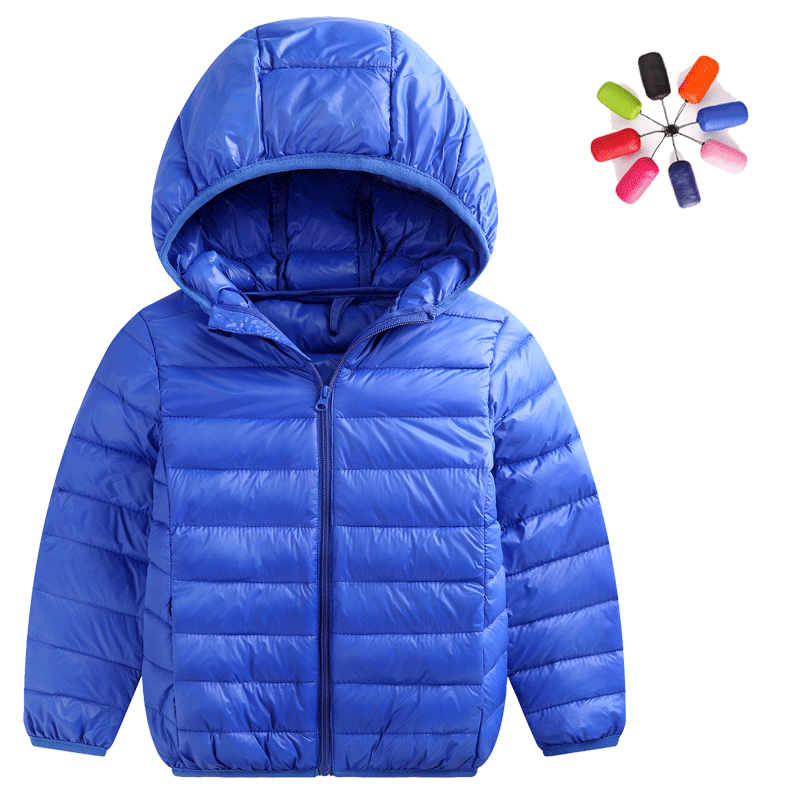 Đàn ông và phụ nữ chống mùa xuống con áo khoác ở trẻ em lớn dễ thương nhẹ bé trai mùa đông váy phù hợp lỏng lẻo ở trẻ em mùa đông.