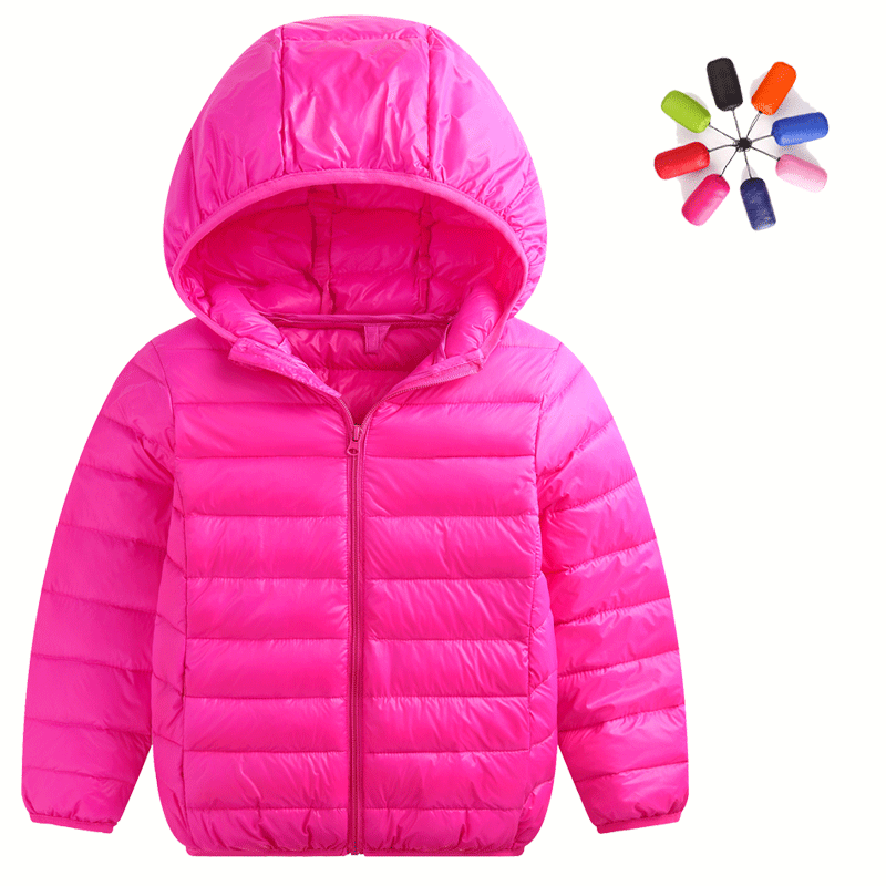 Đàn ông và phụ nữ chống mùa xuống con áo khoác ở trẻ em lớn dễ thương nhẹ bé trai mùa đông váy phù hợp lỏng lẻo ở trẻ em mùa đông.