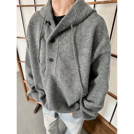 2025 autumn and winter marten velvet new cardigan sweater American retro casual lazy style knitted sweater solid color jacket men
2025 autumn and winter marten velvet new cardigan sweater American retro casual lazy style knitted sweater solid color jacket men