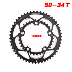 GOLDIX road bike chainring ultra-light 7075 aluminum alloy chainring 50/34T sprocket 110BCD