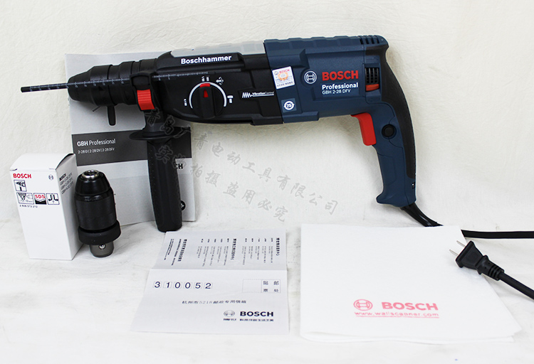 德国bosch博世gbh228dfv电锤gbh228d冲击钻多功能电钻手枪钻