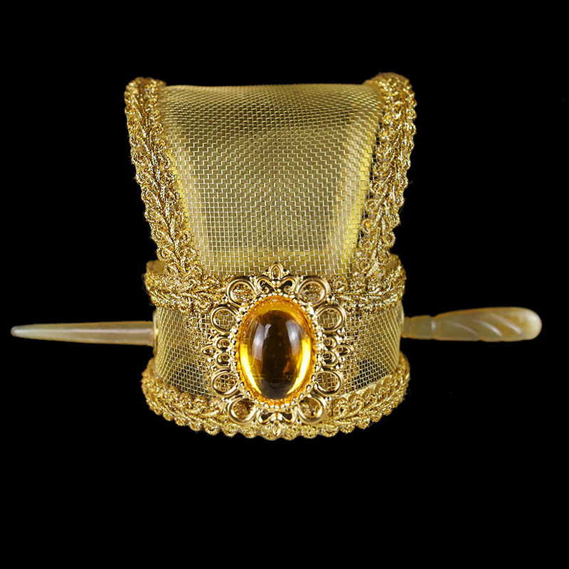 古装影视男假发百搭头冠男子复古发饰束发簪子古代造型发冠头冠