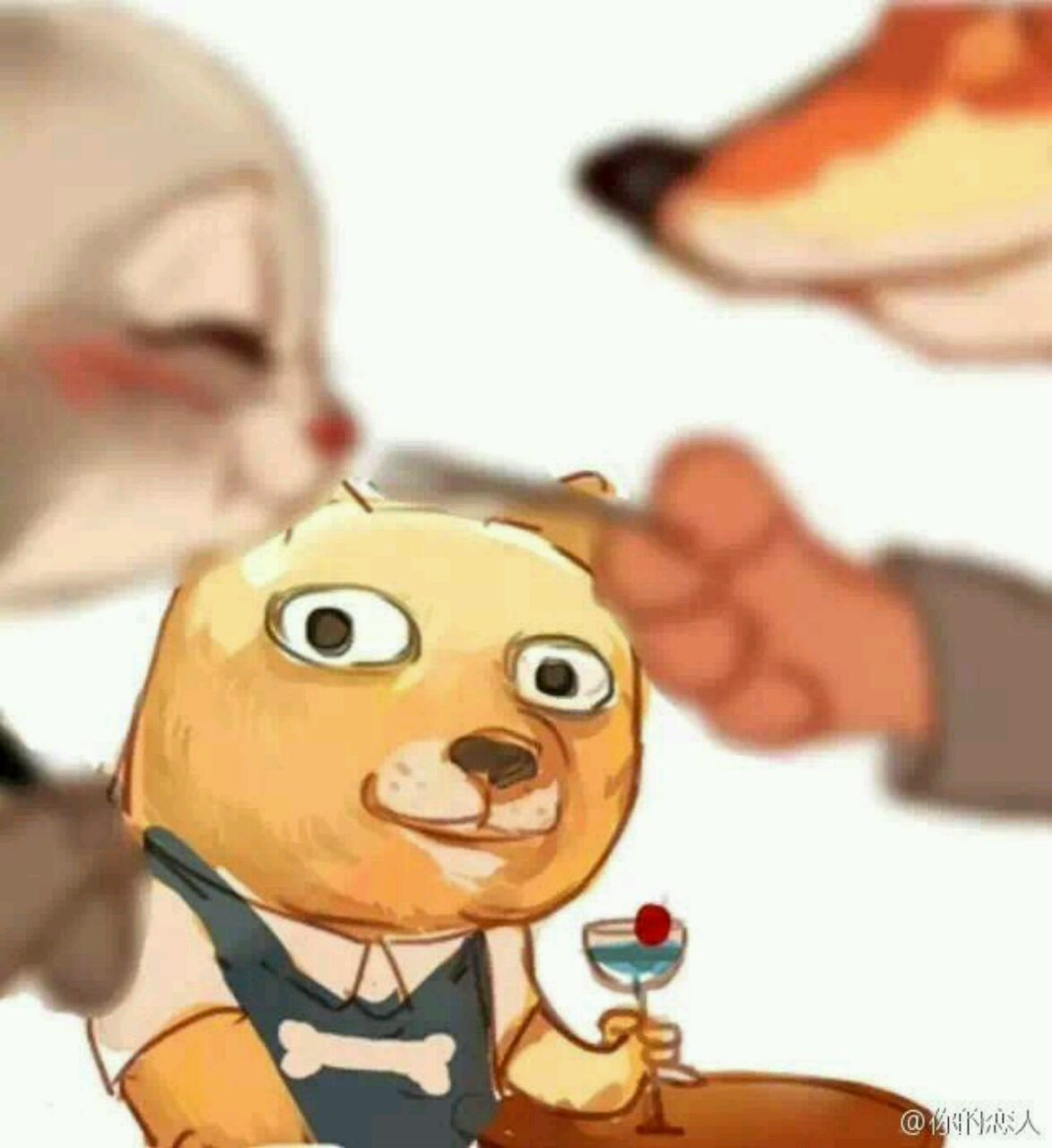 喝汽水的小仙女