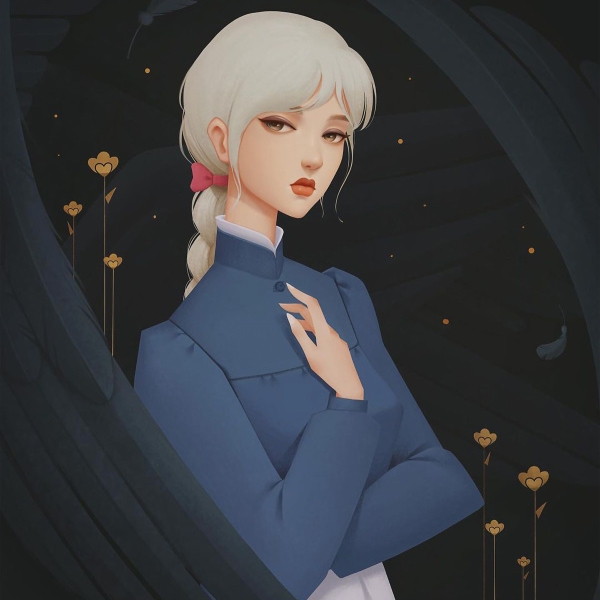 宝蓝的紫凤朝阳