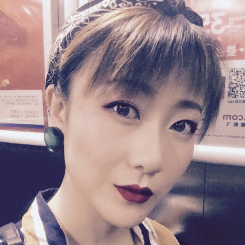 淡蓝色的一叶樱花