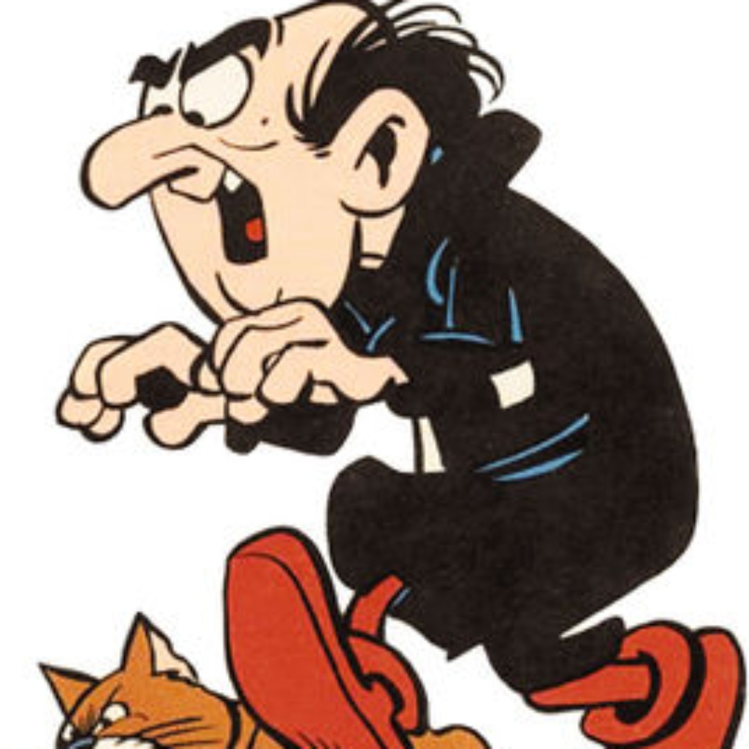 吃草的蓝色山猫