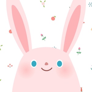 粉兔兔子