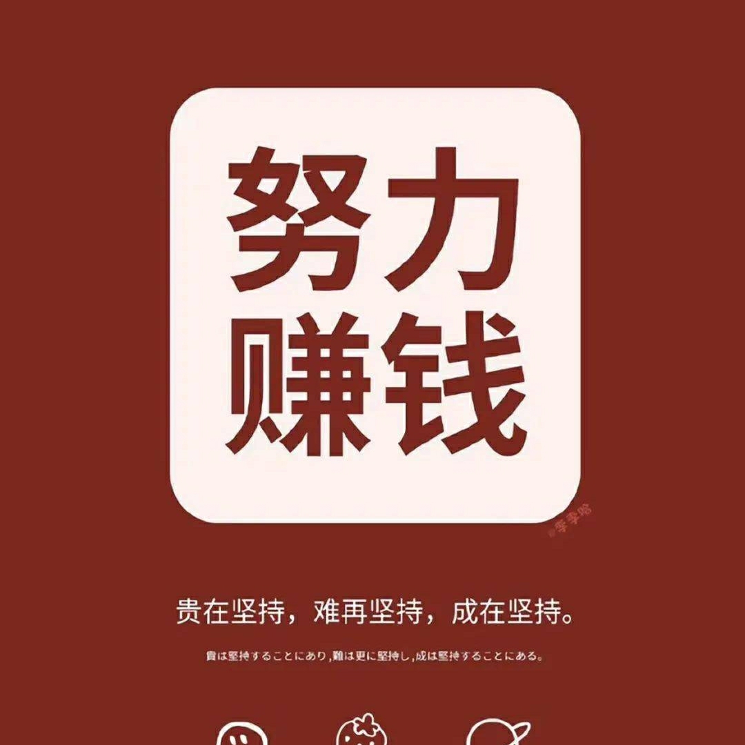 努力赚钱