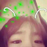 鲜蓝色的一叶樱花