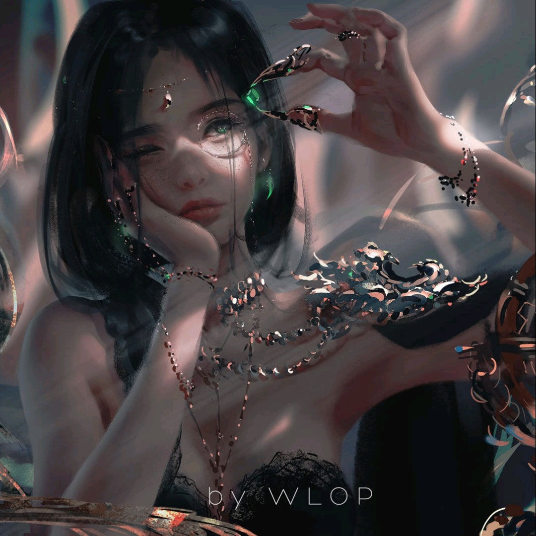 茄皮紫的毛凤尾竹