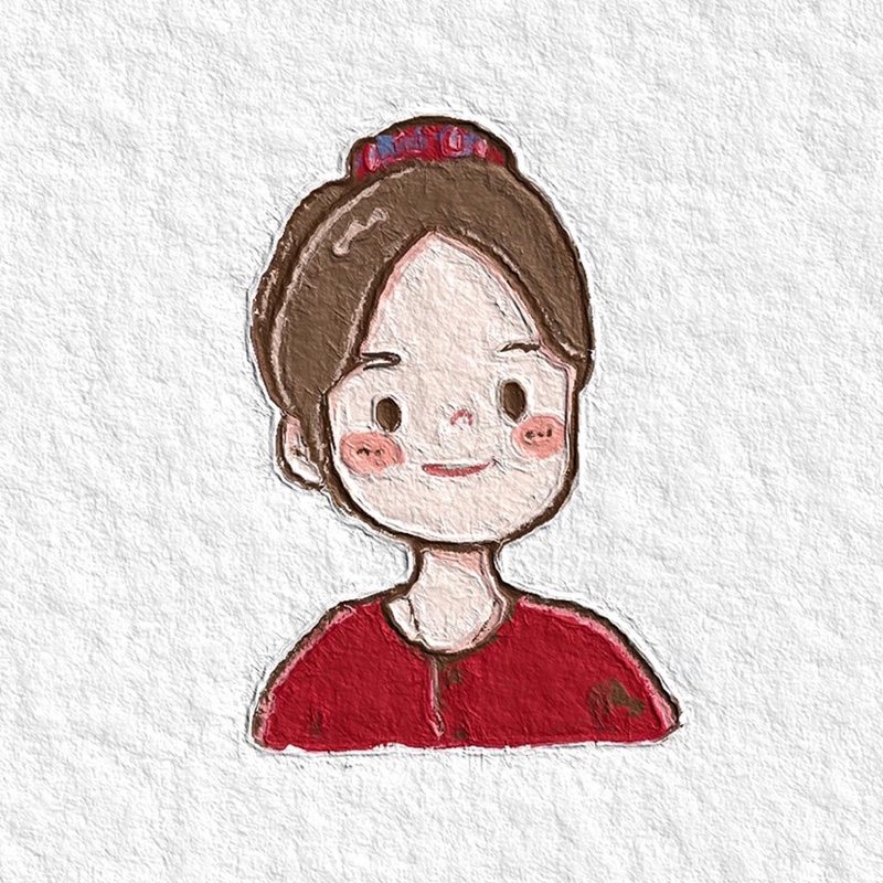 可爱的小媛媛笑嘻嘻